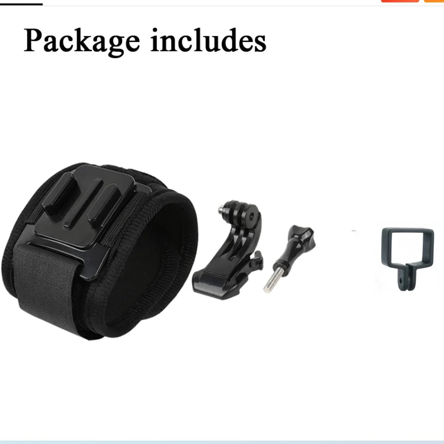 Accessories Kit for DJI Osmo Pocket 3 – Quick Release Head Strap, Chest Harness, Backpack Clip & Wrist Mount Set