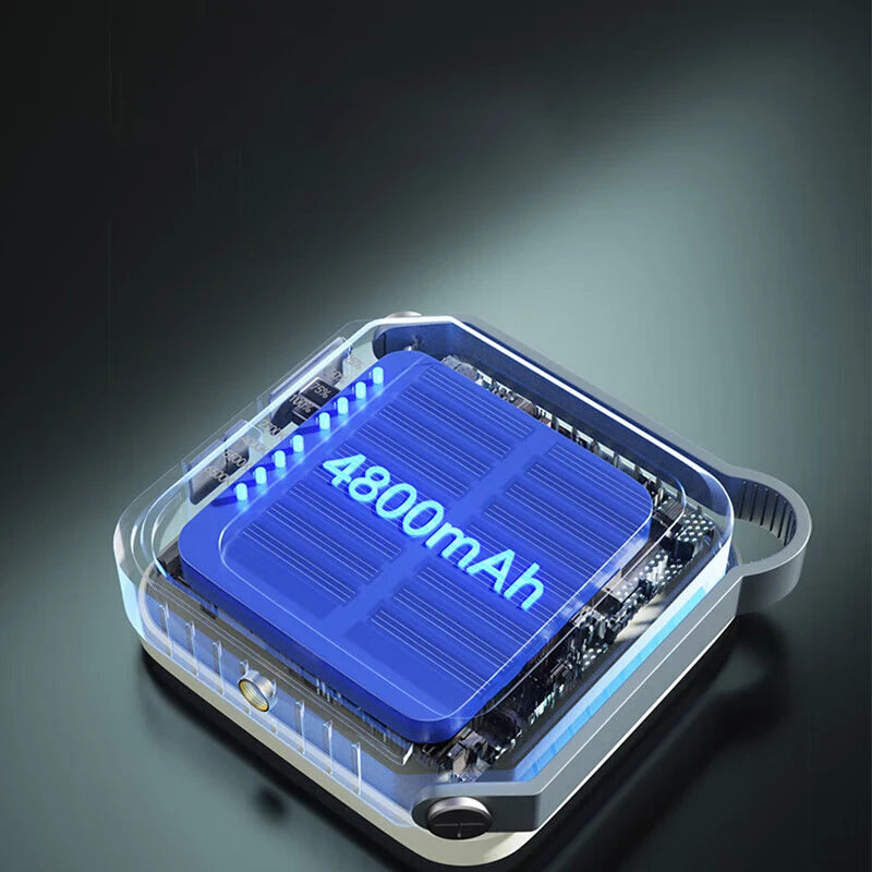 Rechargeable Camping Lantern with 800 Lumens, Dual White & Warm Light, Portable Hanging LED Work Light