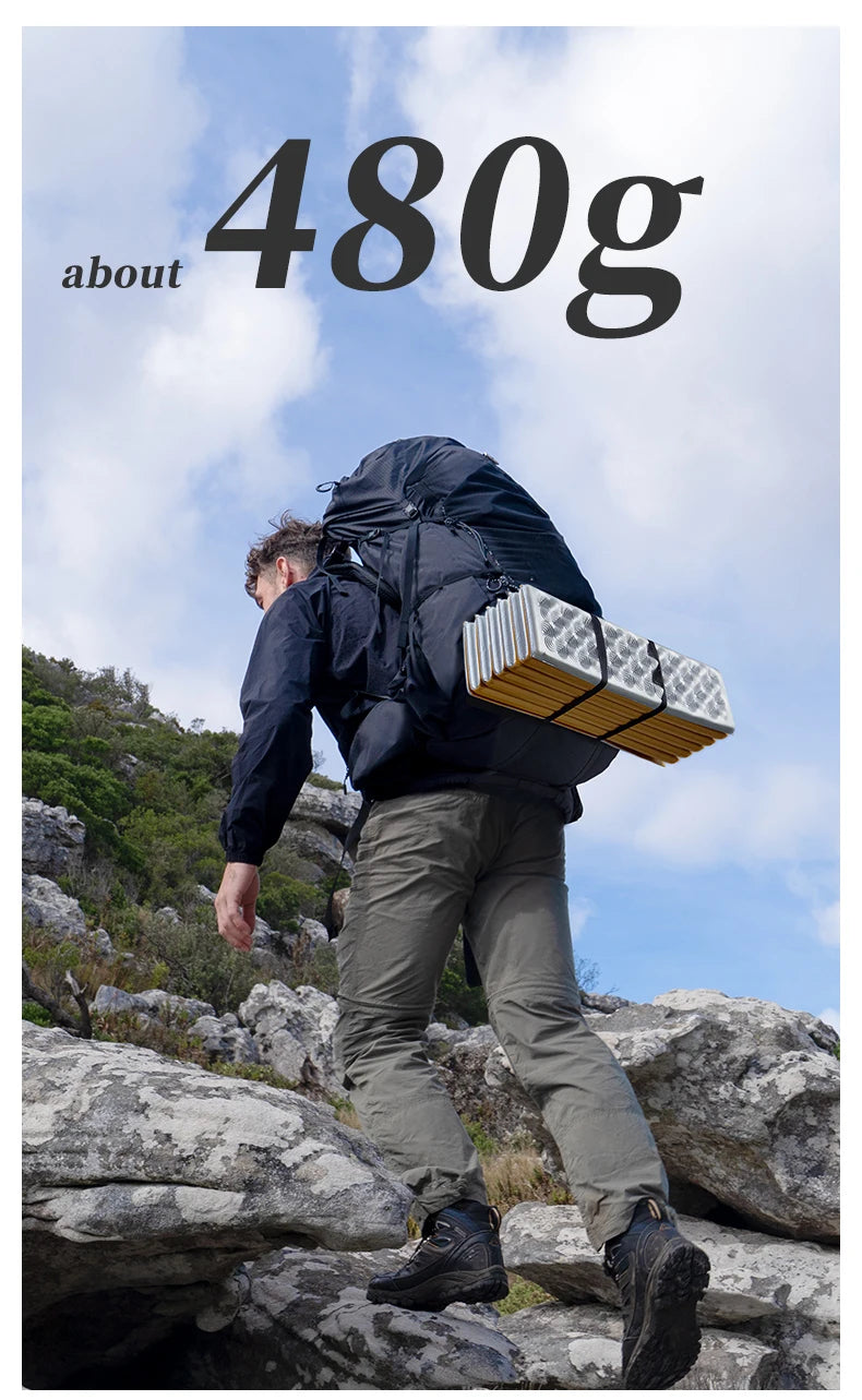 Portable Camping Mat – Waterproof Foam Sleeping Pad for Trekking, Picnic & Travel – Moistureproof & Lightweight