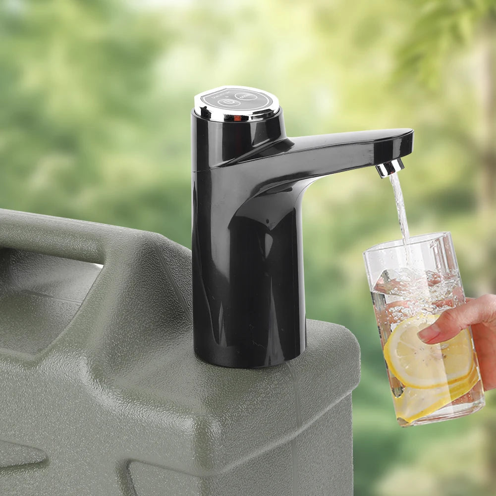 USB Rechargeable Electric Water Pump – Portable One-Touch Water Dispenser for Camping & Home Use Trekker Essentials