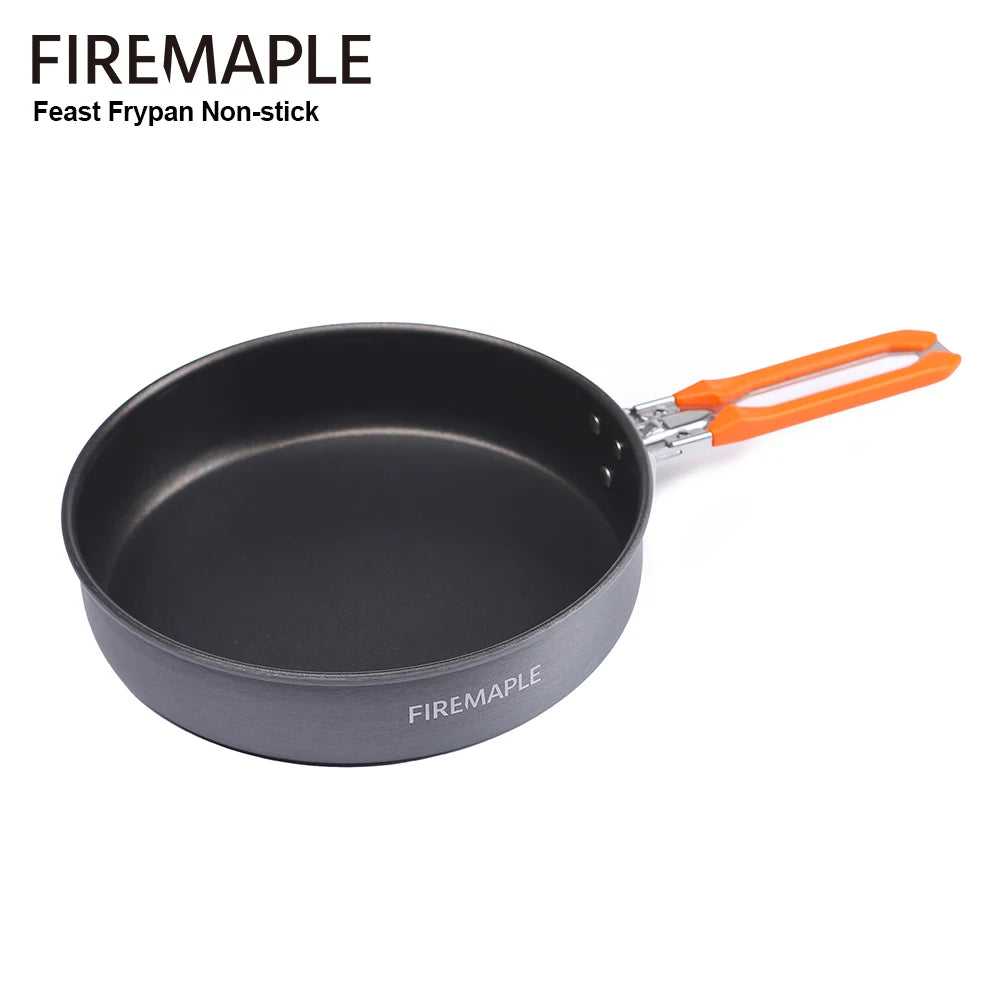 Non-Stick Camping Frying Pan 0.9L – Lightweight Outdoor Skillet for Hiking, Backpacking & Camping Trekker Essentials