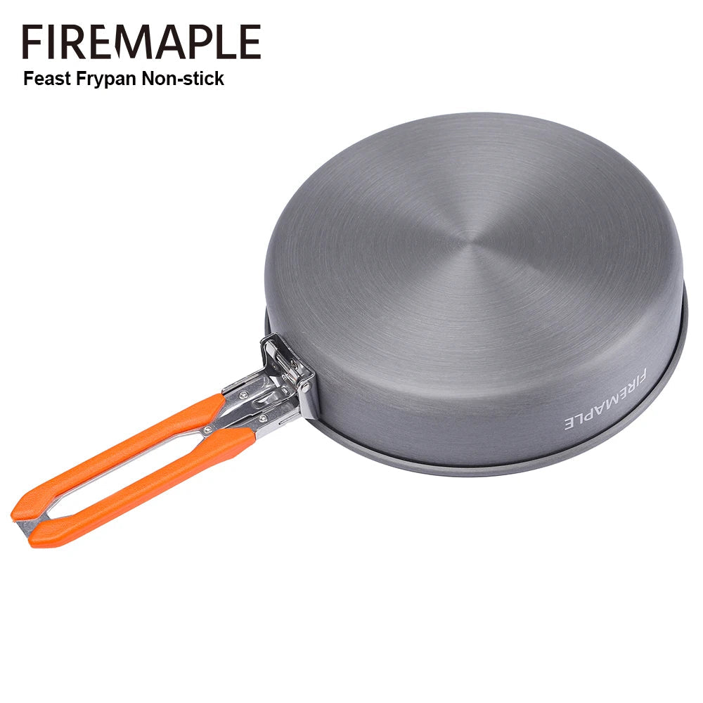 Non-Stick Camping Frying Pan 0.9L – Lightweight Outdoor Skillet for Hiking, Backpacking & Camping Trekker Essentials