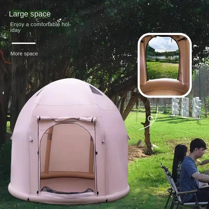 Self-Inflating Air Tent - Instant Setup Waterproof Shelter for 2-4 Campers