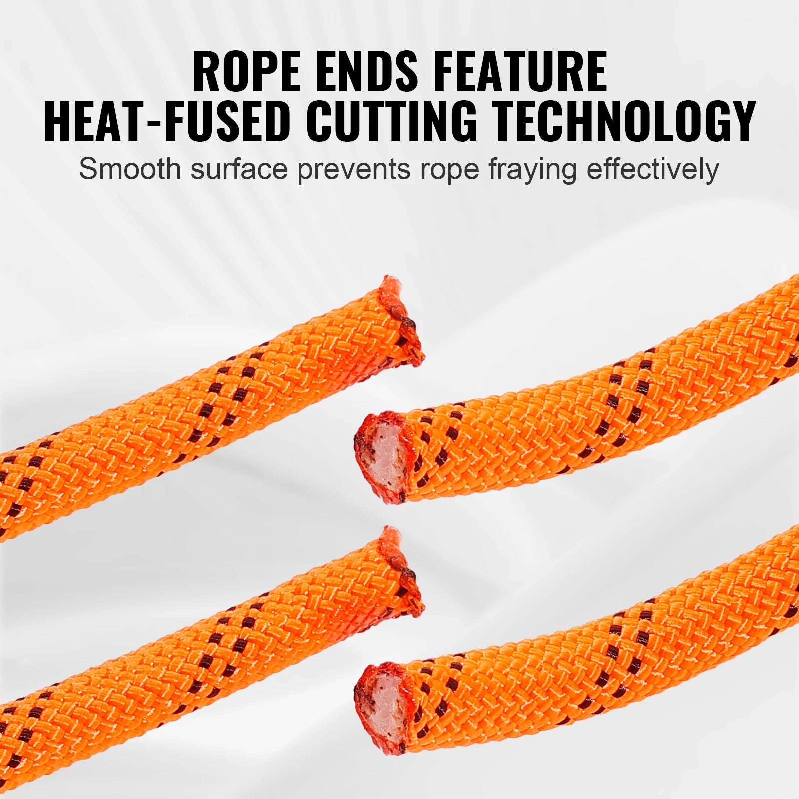 SucceBuy 120ft Dual-Weave Polyester Cord 3/8 1/2in 48-Strand Multi-Use Rope for Arborist Activities Outdoor Adventures Versatile Trekker Essentials