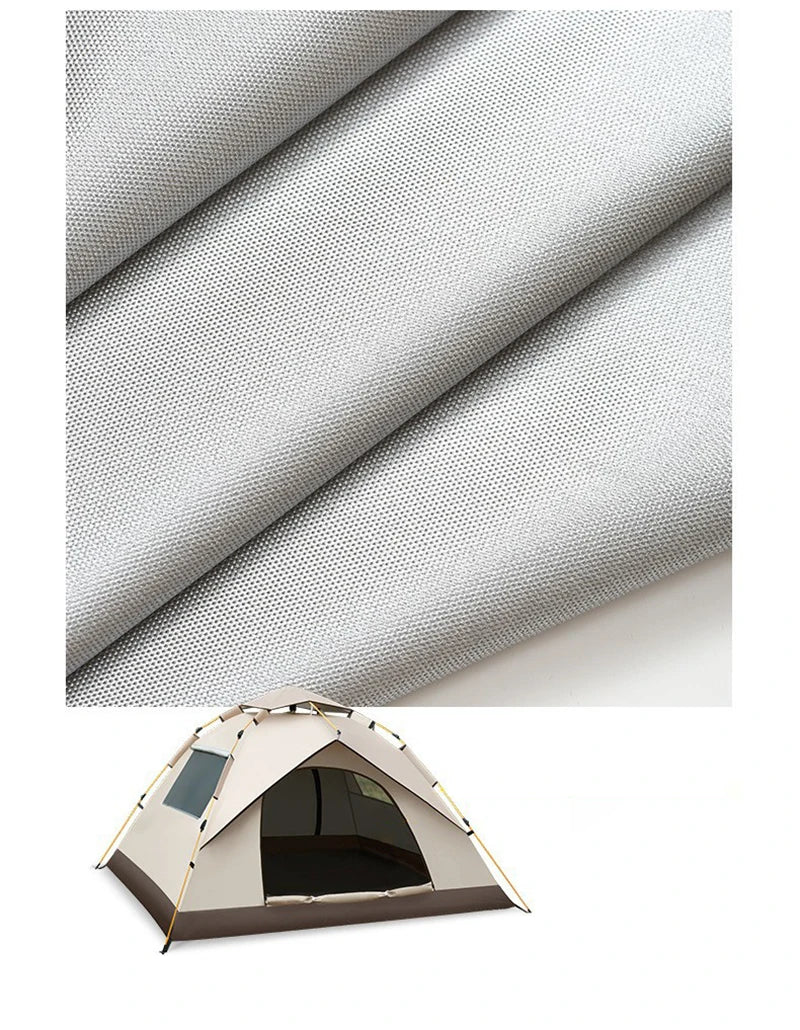 3-4 Person Instant Pop-Up Tent - Waterproof Automatic Camping Tent with Fiberglass Poles for Family Outdoor Adventures
