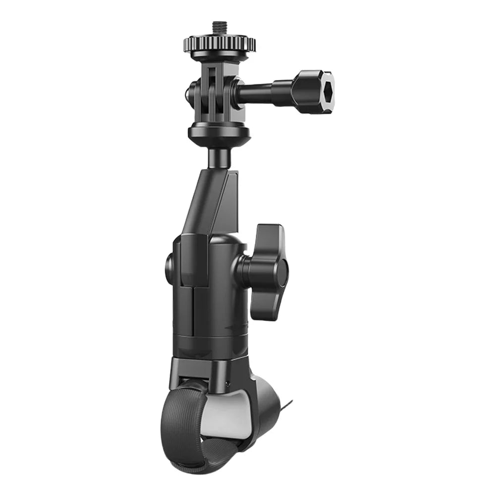 360° Motorcycle Handlebar Mount - Universal Action Camera Clamp for GoPro/DJI/Insta360