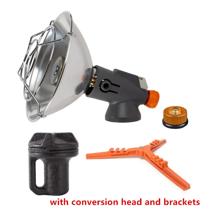 Compact Outdoor Gas Heater with Piezo Ignition | Portable Camping Warmer for Multi-Person Use