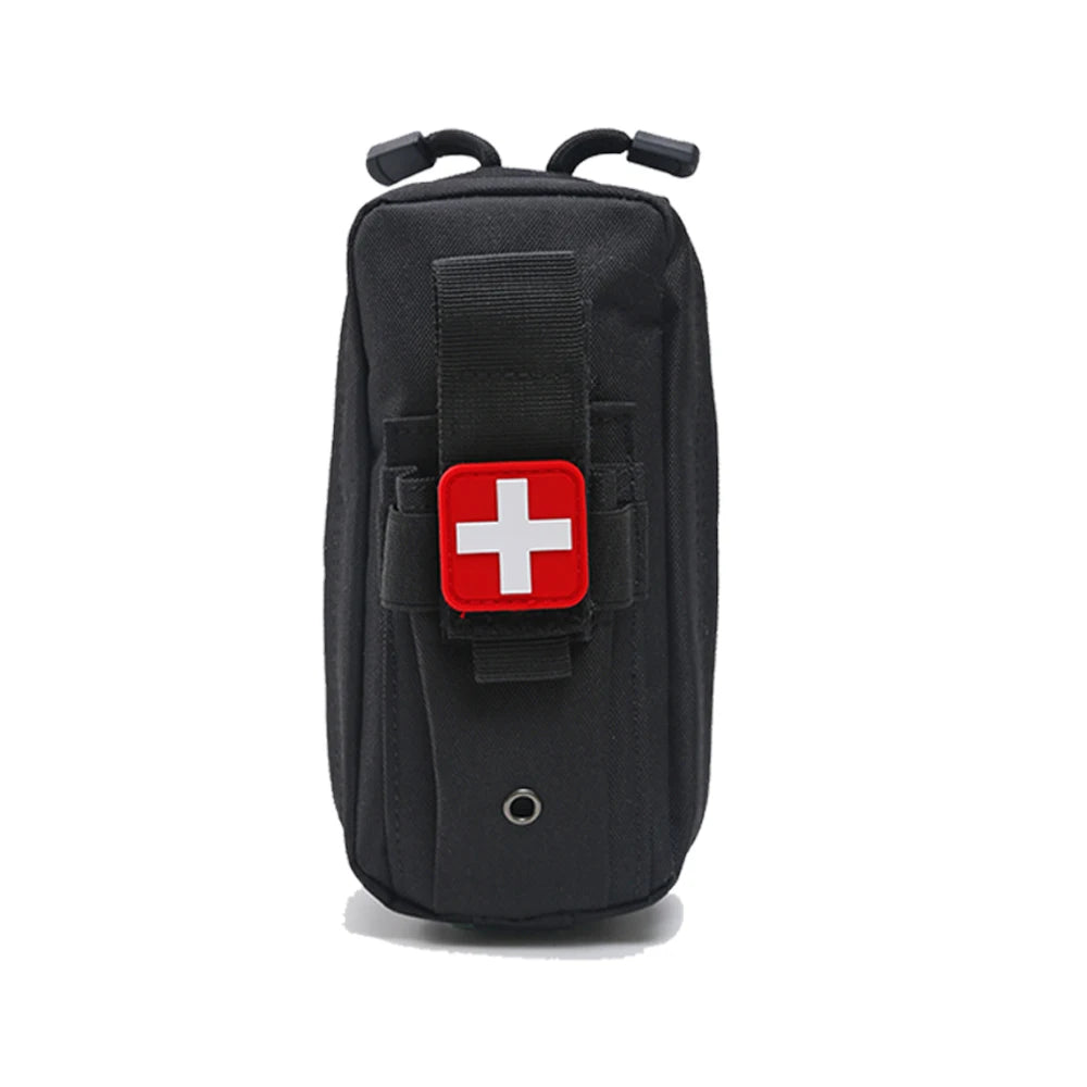 Tactical First Aid Kit with Tourniquet – MOLLE Emergency Medical Pouch for Camping, Hiking & Survival Trekker Essentials