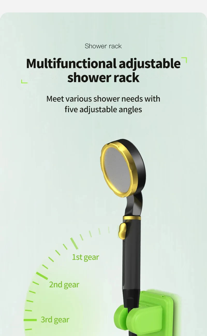 6000mAh Portable Camping Shower Pump Outdoor Shower Kit w/Full Screen Intelligent Digital Display For camping pet bath car wash Trekker Essentials