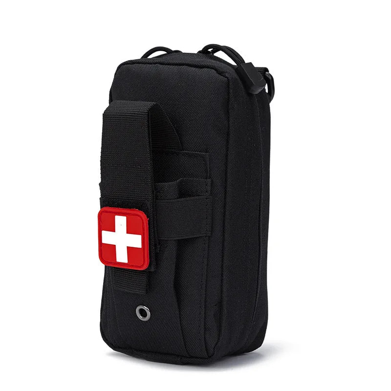 Tactical First Aid Kit with Tourniquet – MOLLE Emergency Medical Pouch for Camping, Hiking & Survival Trekker Essentials