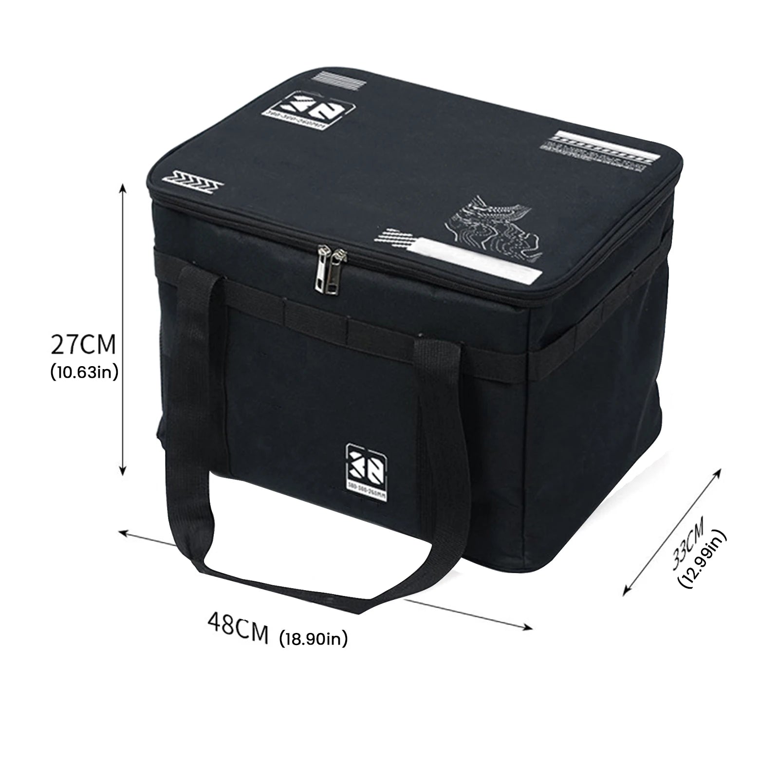 30L 42L Tactical Camping Storage Bag Insulated Folding Box Waterproof Picnic Tableware Field Equipment Outdoor Gear Organizer Trekker Essentials