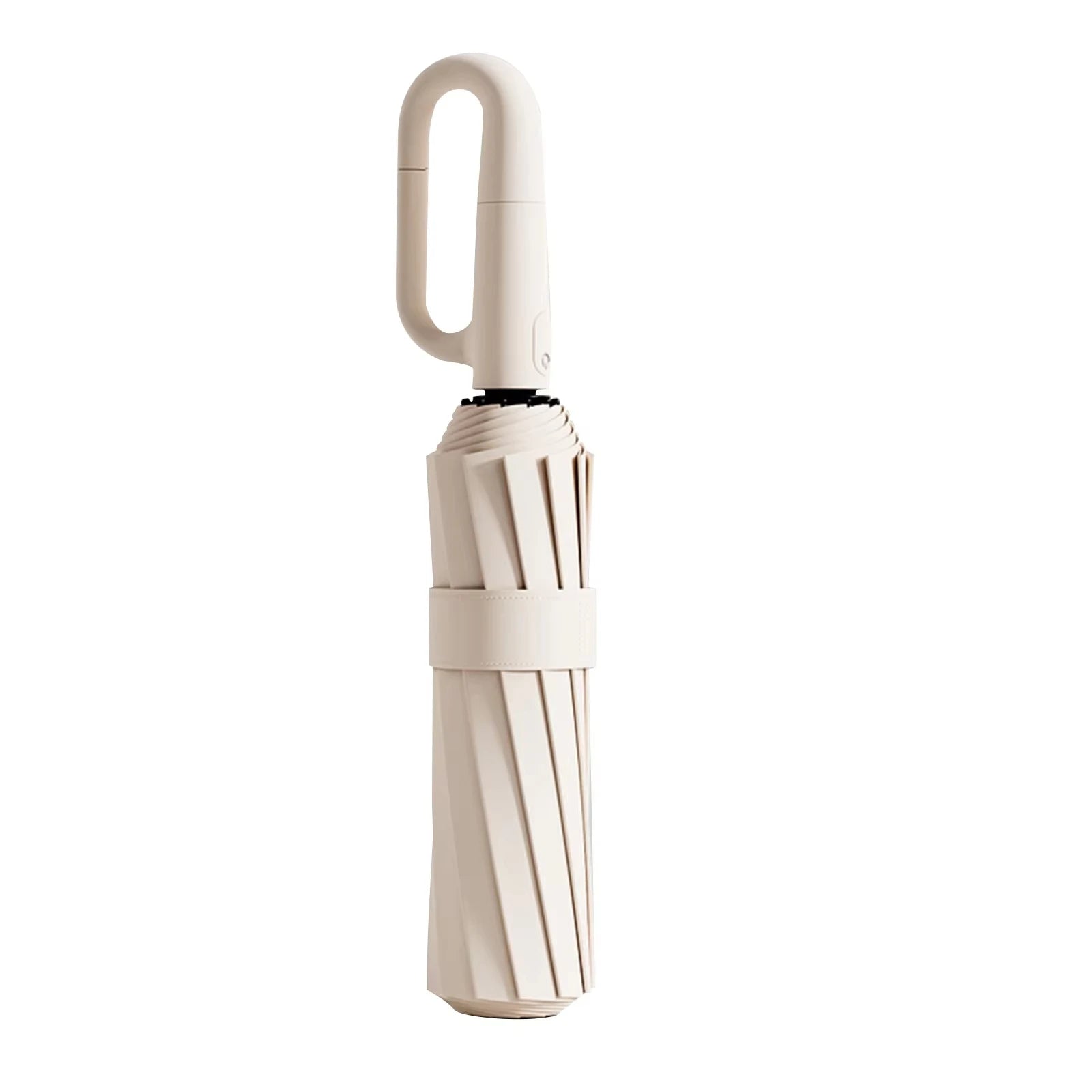 20Bones Windproof Fully Automatic Folding Umbrella with Loop Buckle UPF50+ Protable Compact Sun Rain Umbrellas for Women and Men Trekker Essentials