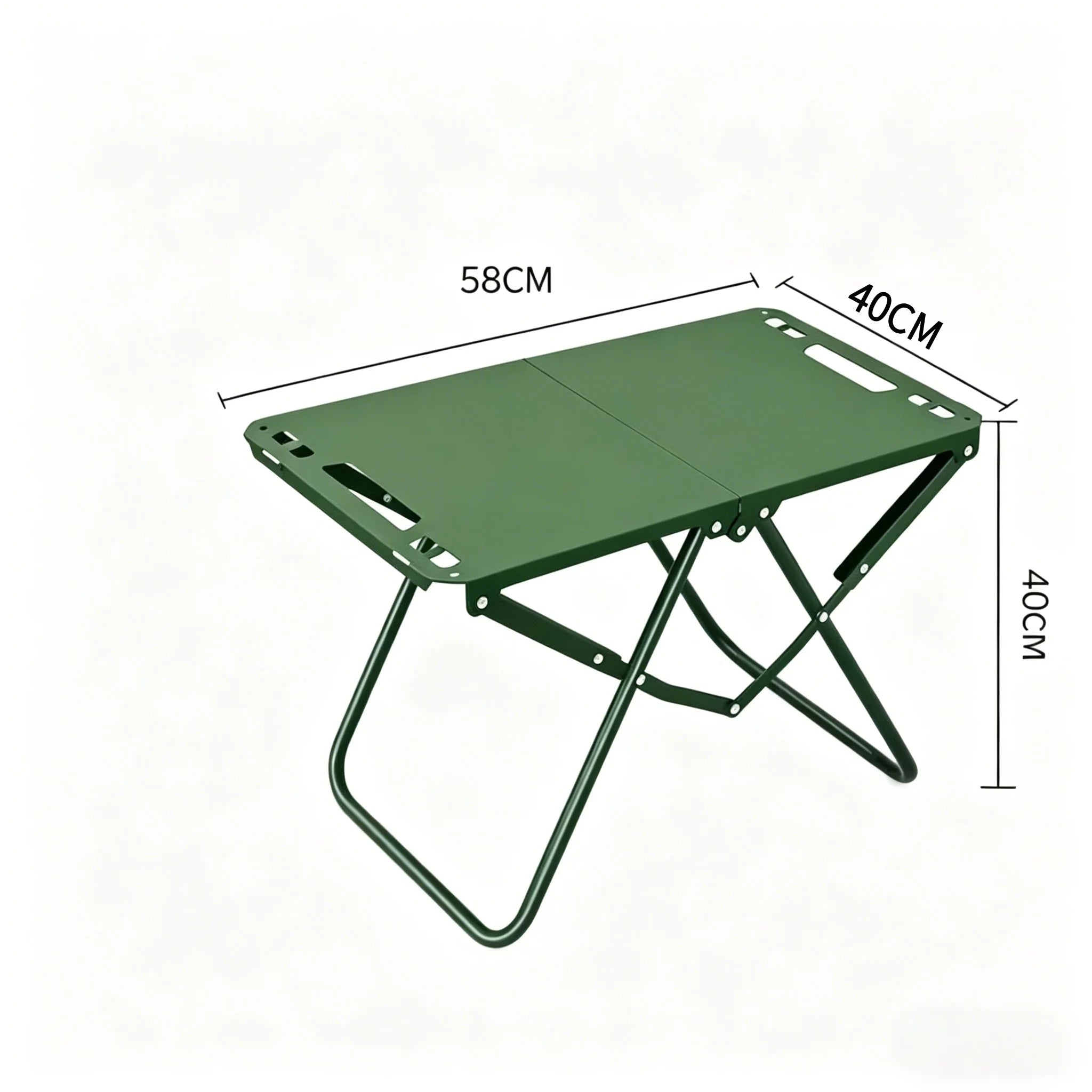 Lightweight Beach Picnic Table, Foldable Hollowed Tabletop, Compact Outdoor Desk for Camping and Daily Leisure Trekker Essentials