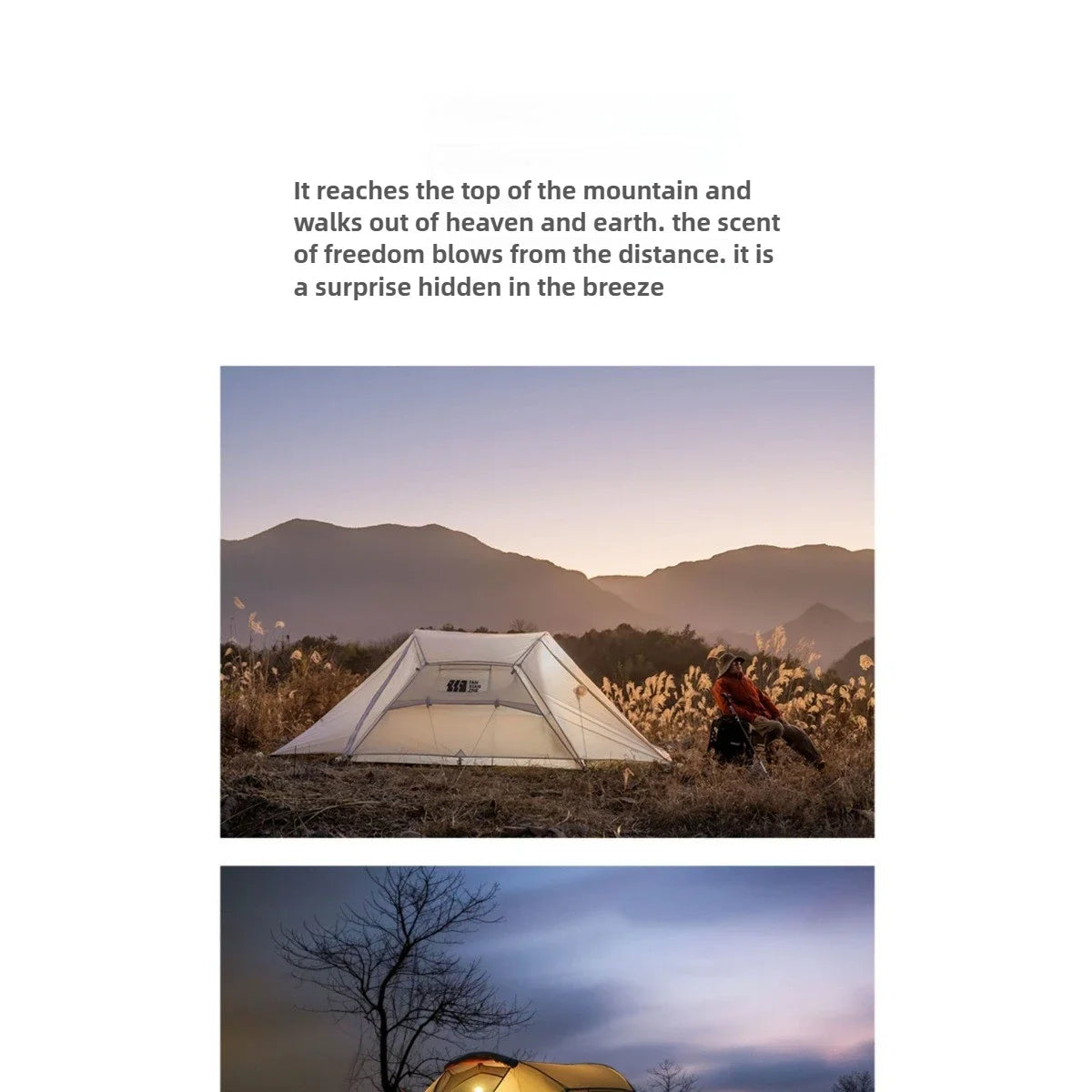 4-Season Waterproof Camping Tent – Double-Layer Rainproof Hiking Tent for Mountaineering & Outdoor Adventures