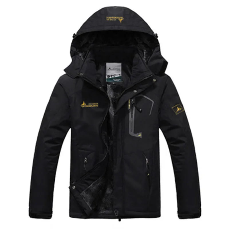 Men’s Winter Parka Jacket – Thick Warm Windproof Military Style Coat for Cold Weather Trekker Essentials