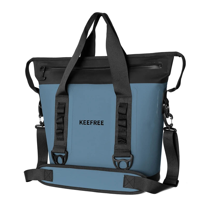 2026 Waterproof Cooler Bag Outdoor Large Capacity Picnic Camping Fishing Ice Bag Portable Thermal Insulation Cold TPU Picnic Bag Trekker Essentials