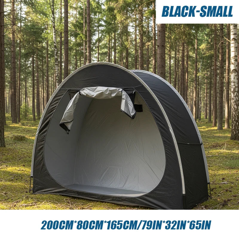 Portable Bike Shelter Storage Tent – Aluminum Alloy Frame, Oxford Fabric, Weatherproof Bicycle Cover Trekker Essentials