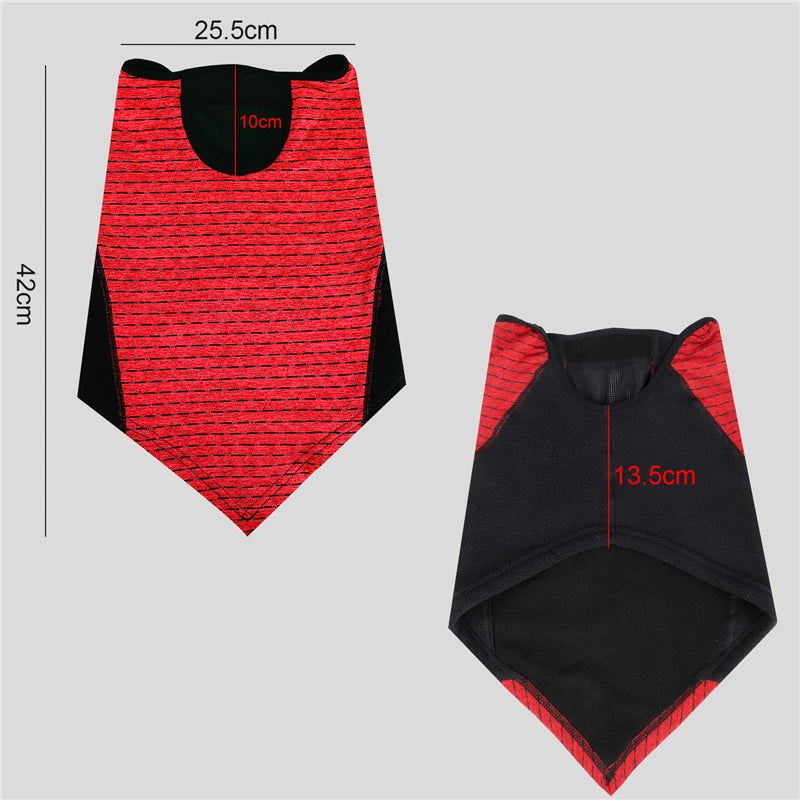 WEST BIKING Winter Windproof Ski Warm Mask Fleece Running Fishing Hiking Scarf Cycling Motorcycle Neck Warmer Thermal Sport Gear Trekker Essentials