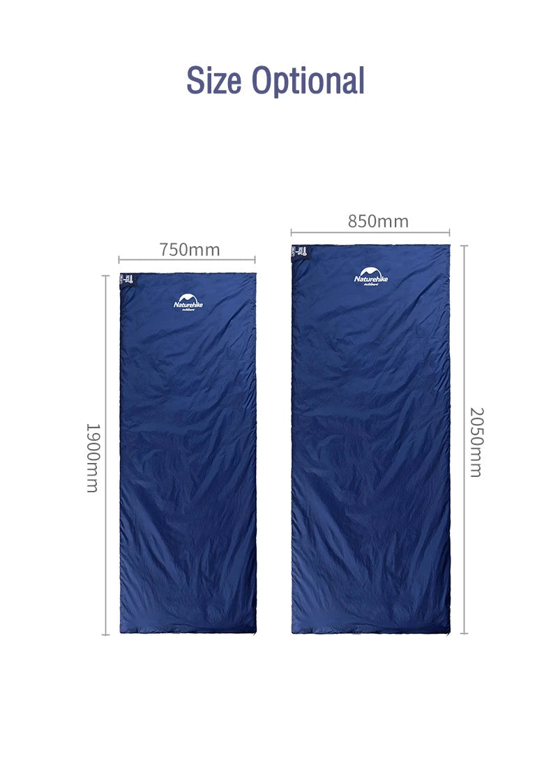 Naturehike lw180 Sleeping Bag Ultralight Cotton Sleeping Bag Spring Summer Sleeping Bag Outdoor Hiking Camping Sleeping Bag Trekker Essentials