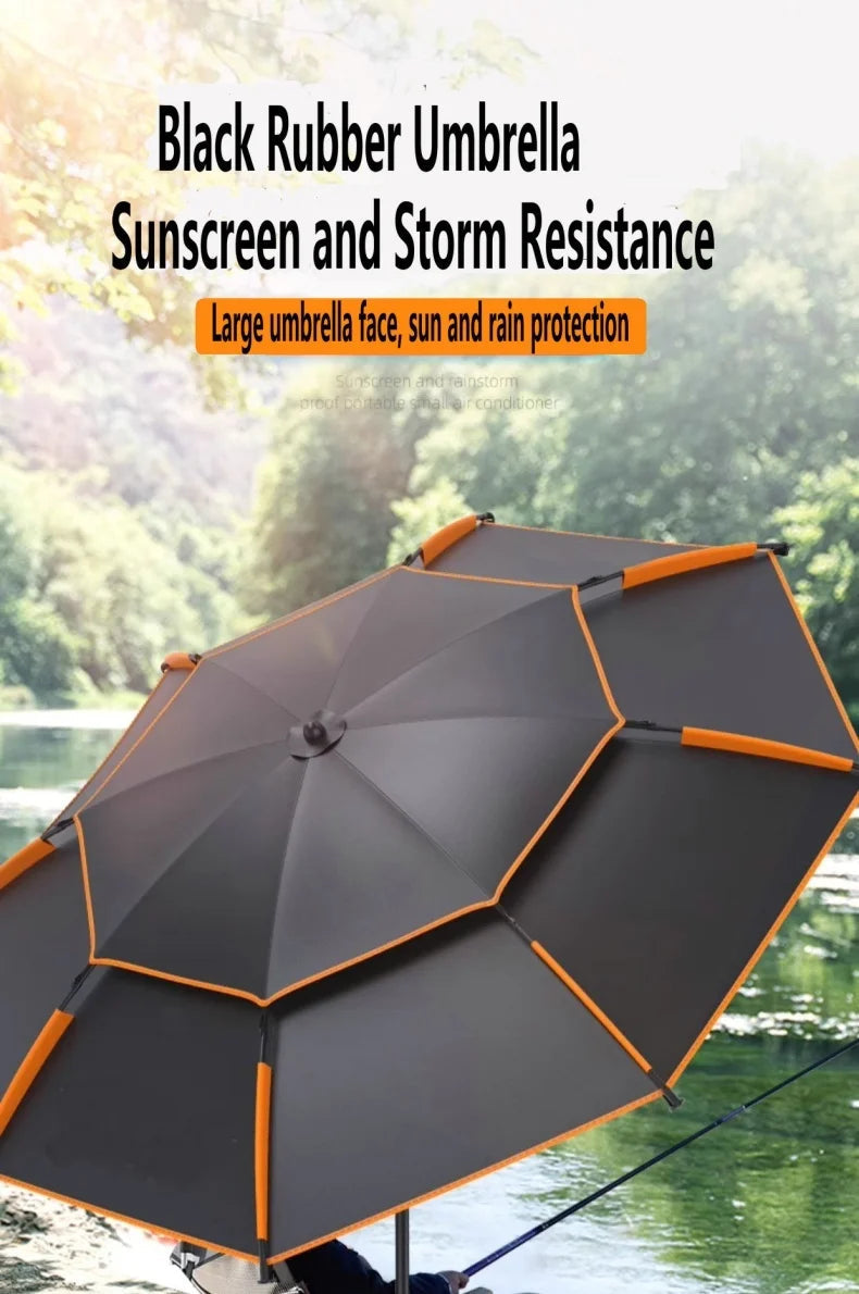 Fishing Umbrella Outdoor Sunshade Protector Thickened Version Beach Camping Backyard Large Parasol Waterproof Outdoor Umbrella Trekker Essentials