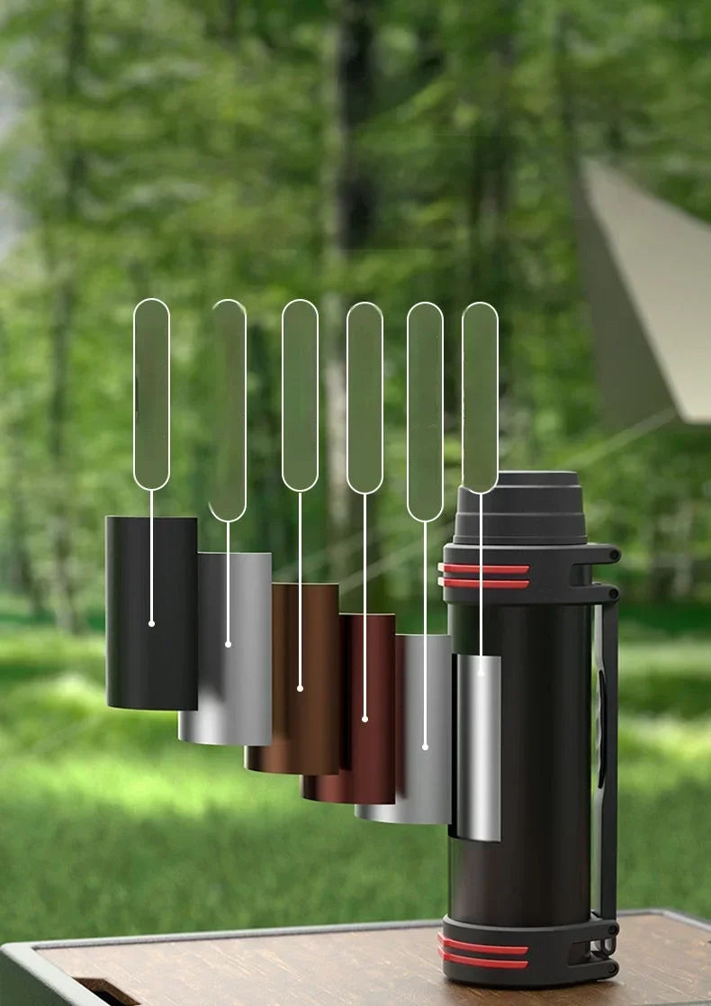 800ml Outdoor Hydration Bottle | Portable Sports Water Kettle with Shoulder Strap for Hiking & Backpacking