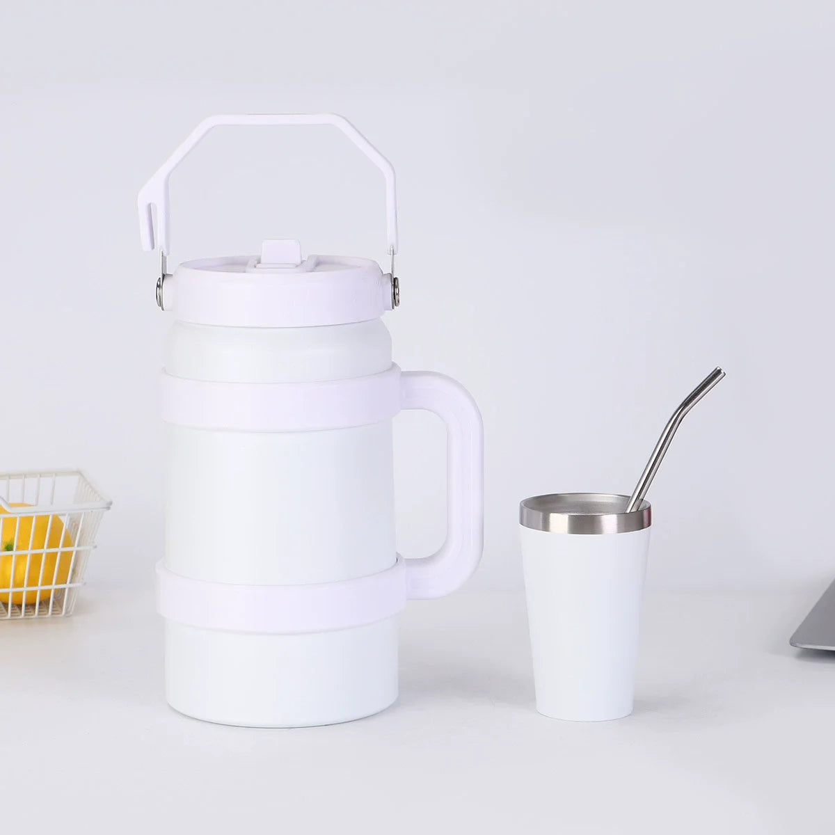 1.2L/1.9L Stainless Steel Thermal Tumbler | 48-Hour Vacuum Insulated Sports Water Bottle for Outdoor Use