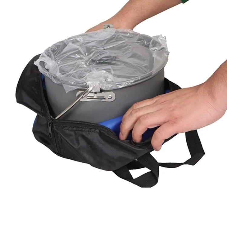 Camping Cookware Set for 1–7 Persons – Lightweight Portable Pot & Pan Set with Carry Bag Trekker Essentials