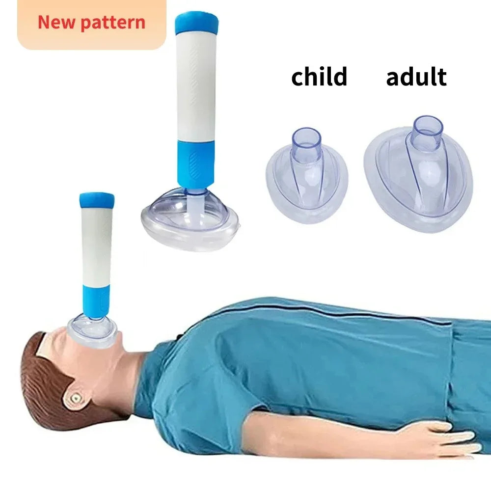 Anti-Choking Device Emergency Kit – Airway Rescue Tool with Adult & Child Masks for Home Safety Trekker Essentials