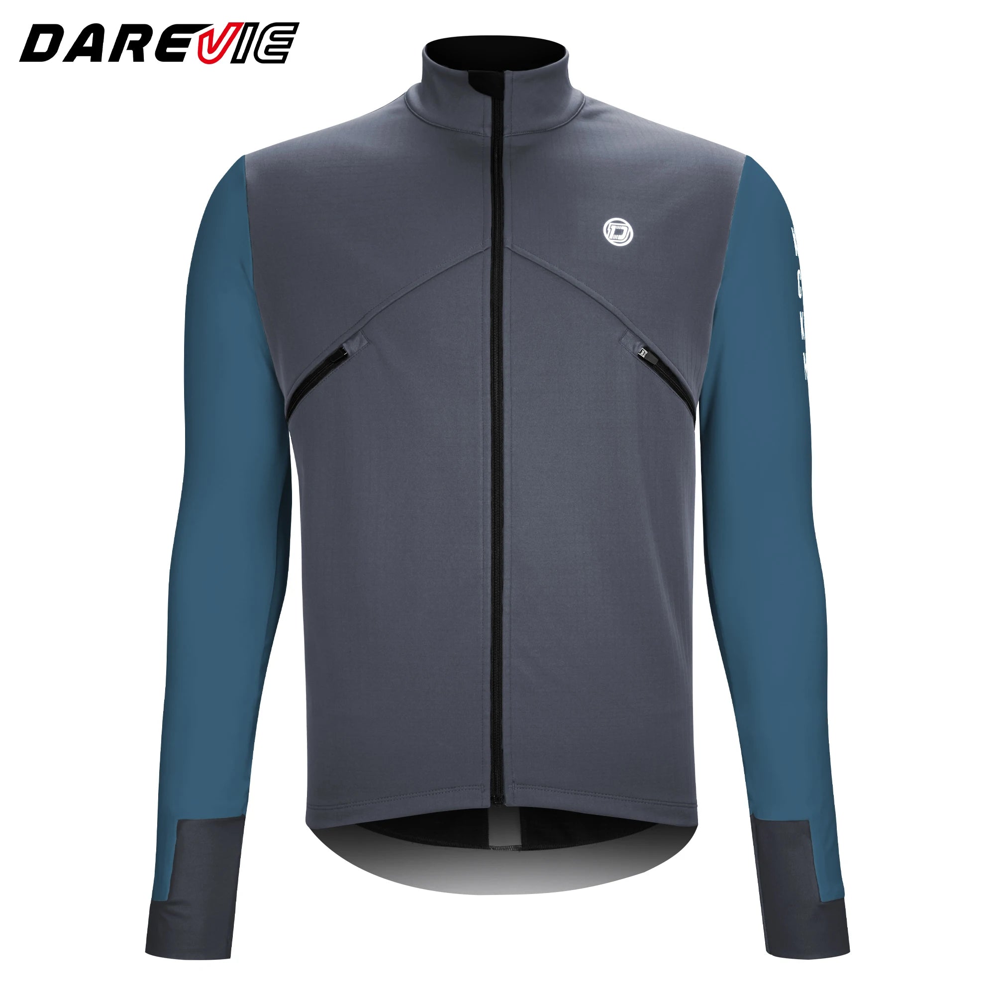 Men's Pro Cycling Jacket: Windproof Fleece Thermal Jacket with Breathable & Reflective Design