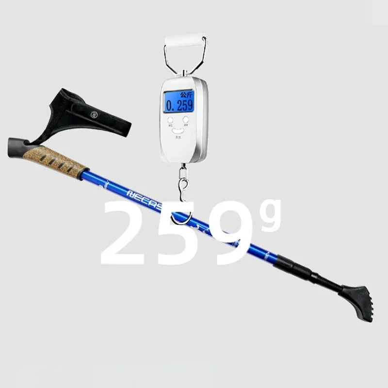 2PCS Ultralight Trekking Poles – 7075 Aluminum Adjustable Nordic Walking Sticks for Hiking & Camping Trekker Essentials