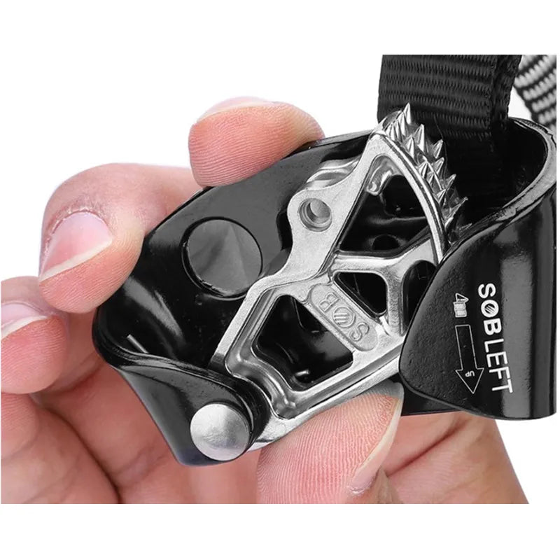 Rock Climbing Foot Ascender – Left/Right Foot SRT Ascend Device for Mountaineering & Safety