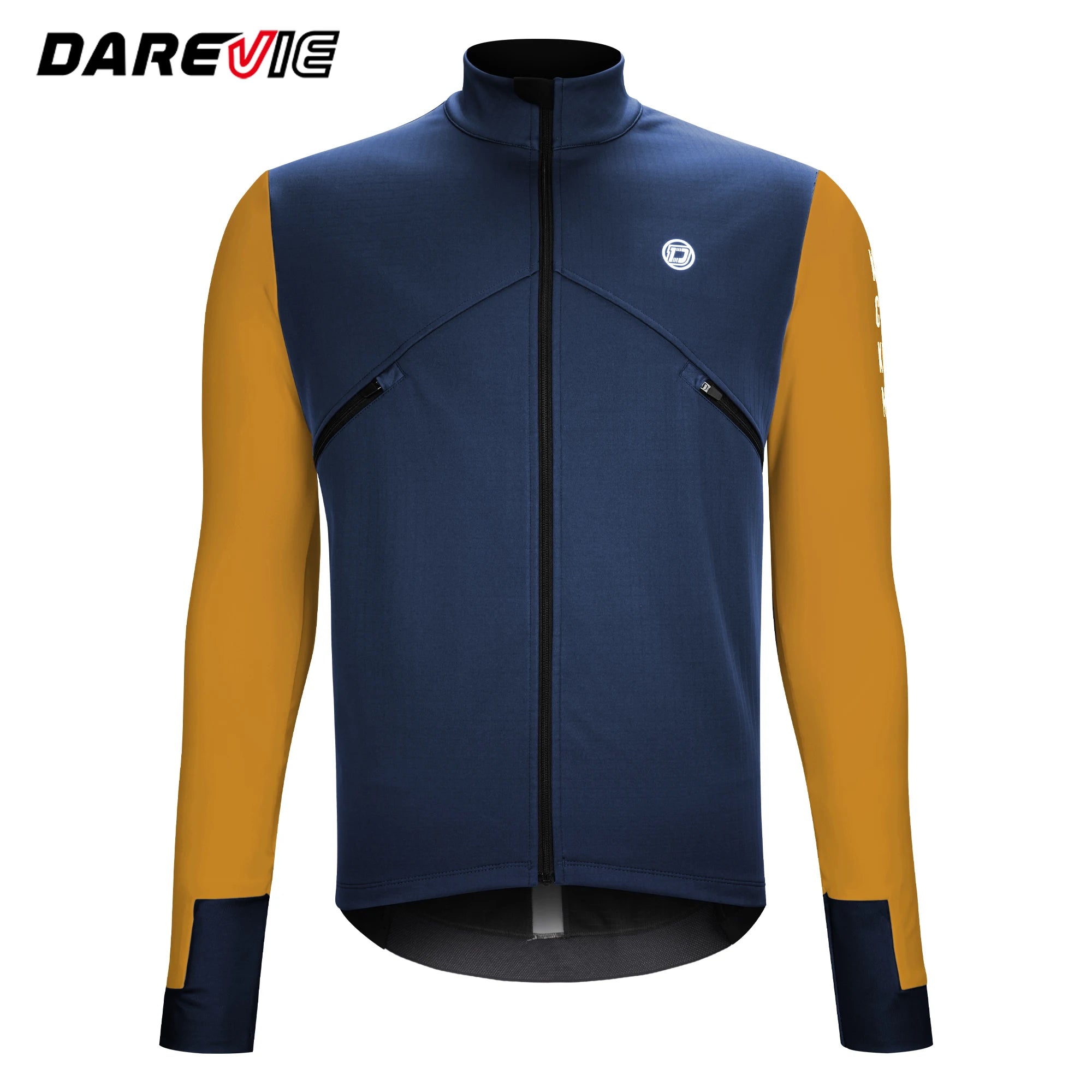 Men's Pro Cycling Jacket: Windproof Fleece Thermal Jacket with Breathable & Reflective Design