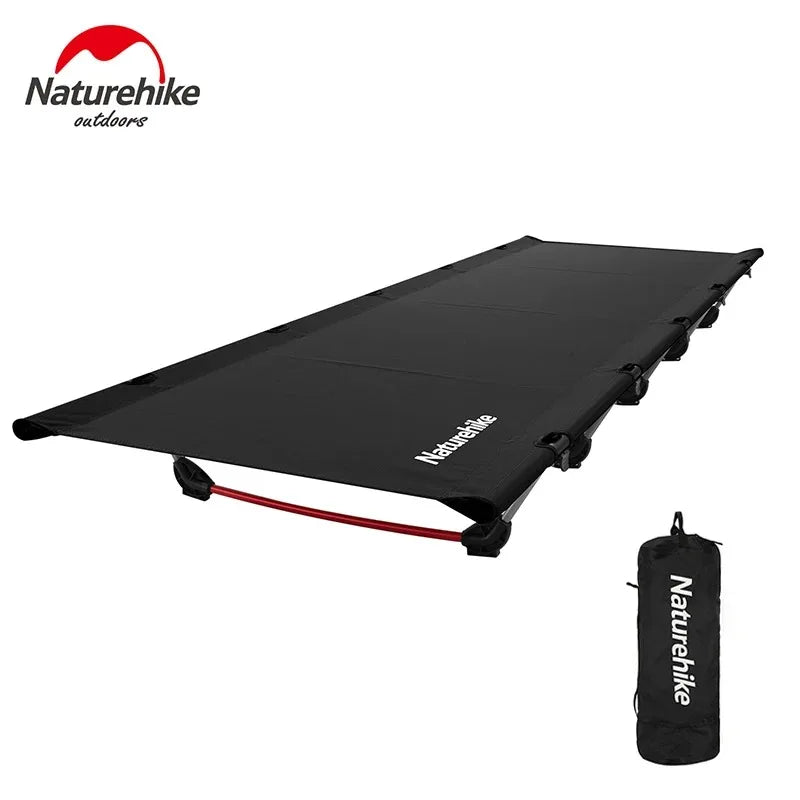 Catre plegable ultraligero Naturehike: soporta 150 kg, compacto y portátil