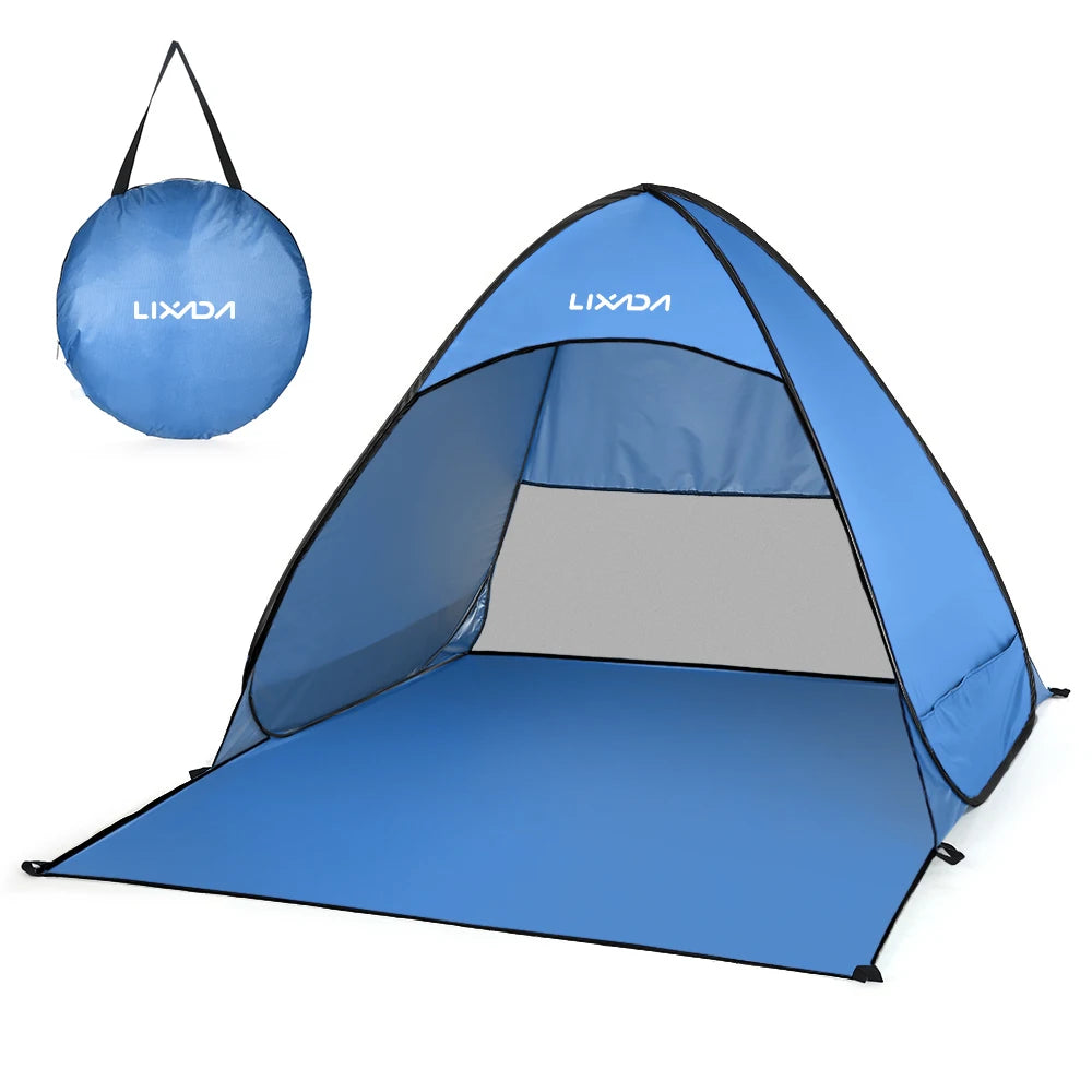 Instant Pop-Up Beach Tent – Lightweight UV Protection Sun Shelter for Camping & Outdoor Travel (1–2 Person) Trekker Essentials