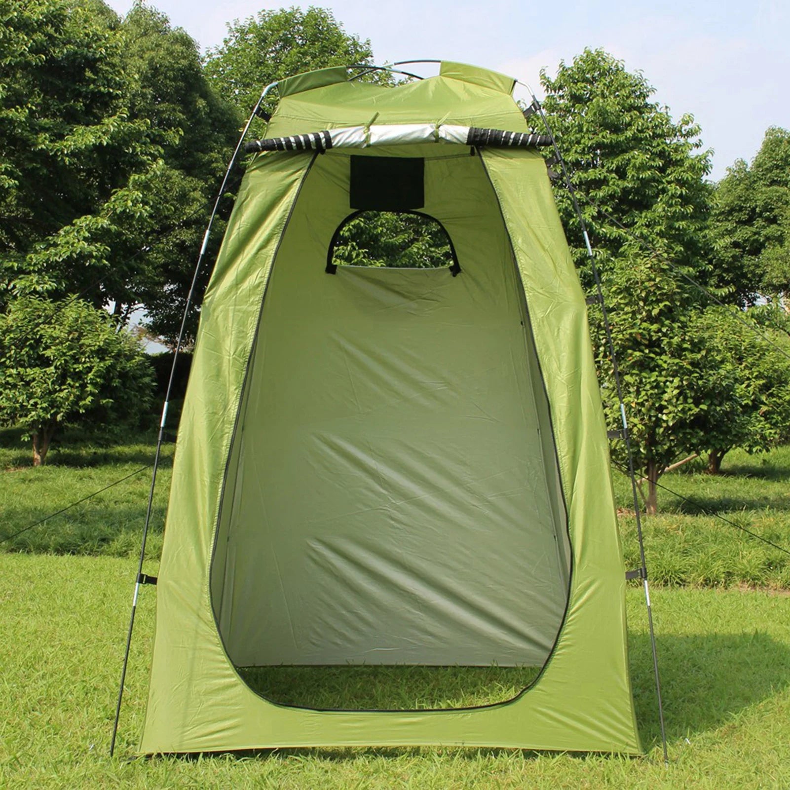 6ft Pop-Up Privacy Tent: Instant Shower & Changing Room for Camping, Beach & Hiking