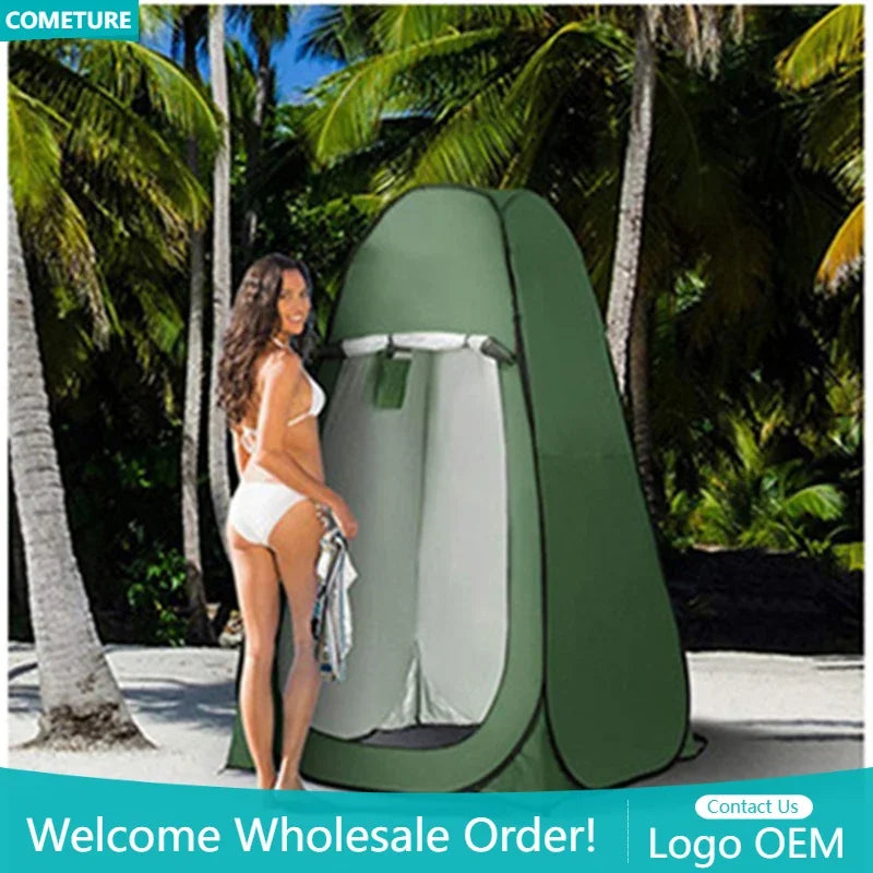 Pop-Up Outdoor Privacy Tent – Instant Waterproof Shower & Changing Shelter