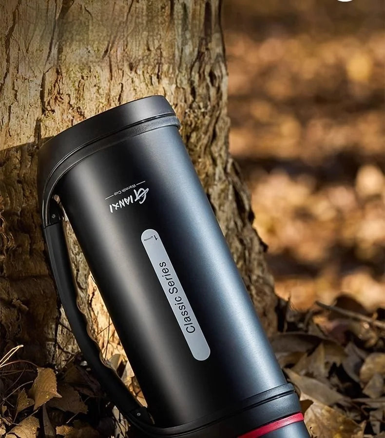 Large Capacity Camping Thermos | 2-in-1 Outdoor Travel Kettle & Cold Pot for Coffee & Hydration