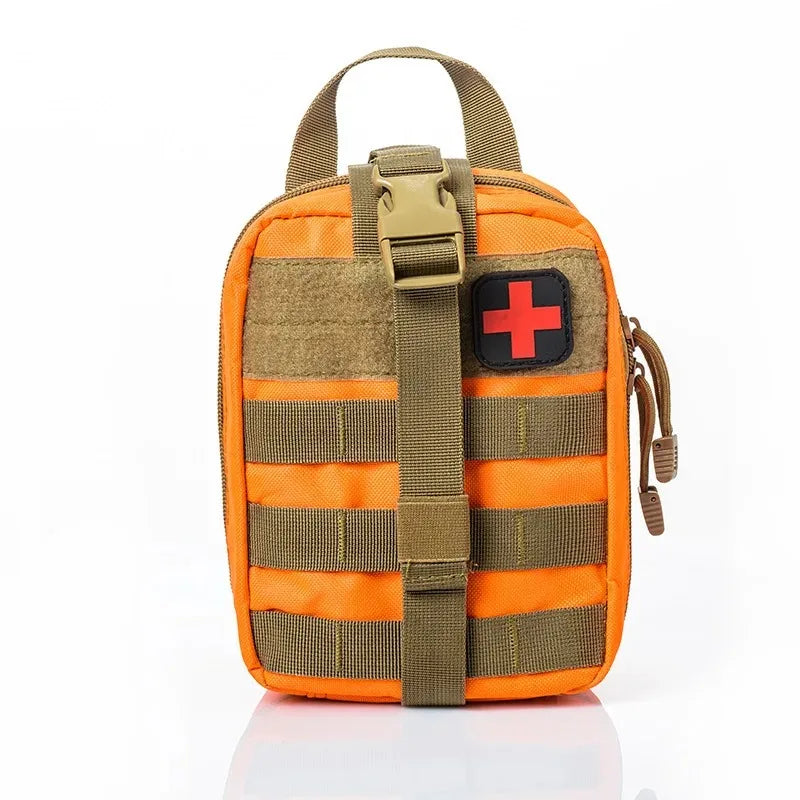 Tactical Molle First Aid Pouch – EDC Emergency Medical Kit Bag for Camping, Hiking & Survival Trekker Essentials
