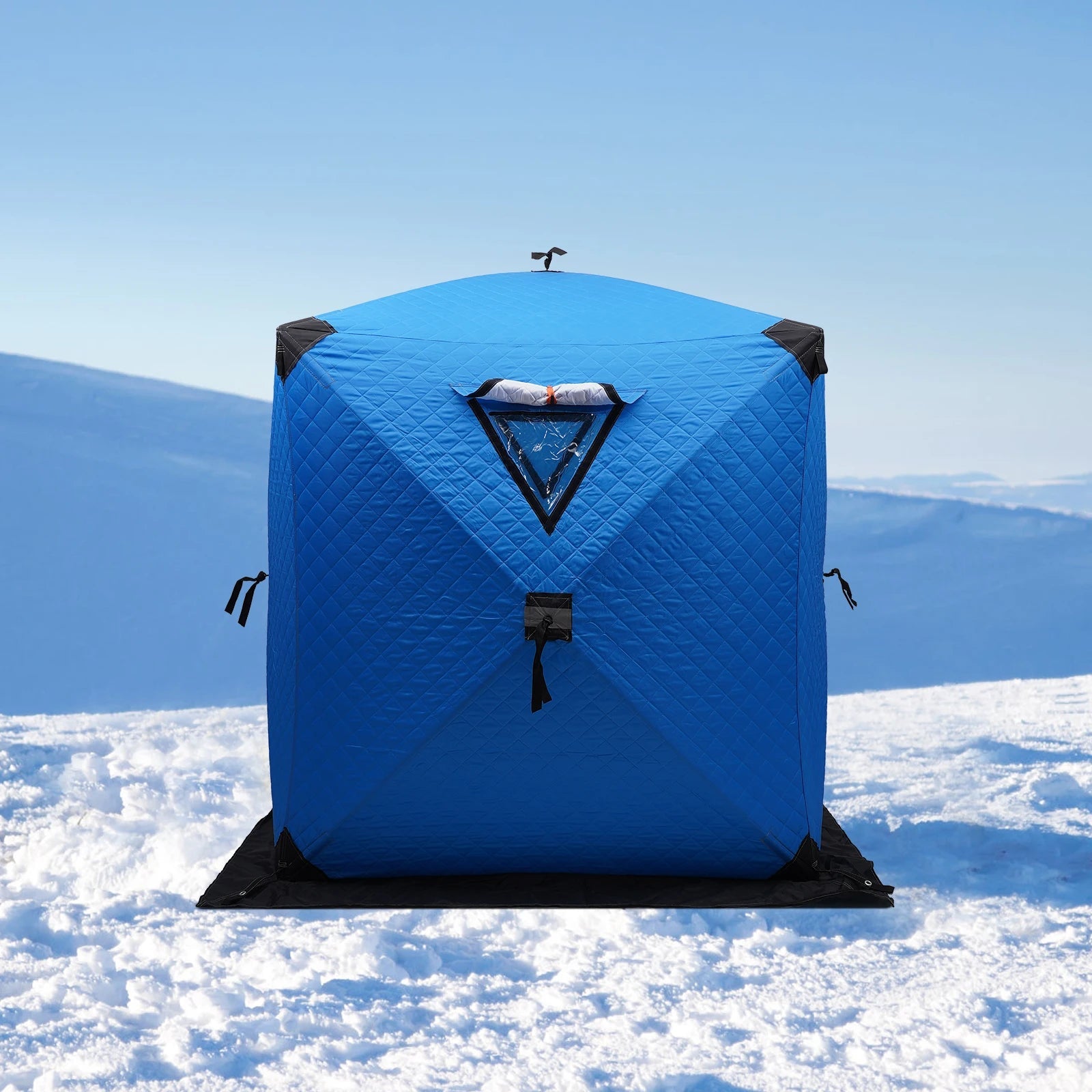 Insulated Ice Fishing Tent for 1–2 Persons – Portable Thermal Shelter Windproof Winter Camping Tent Trekker Essentials
