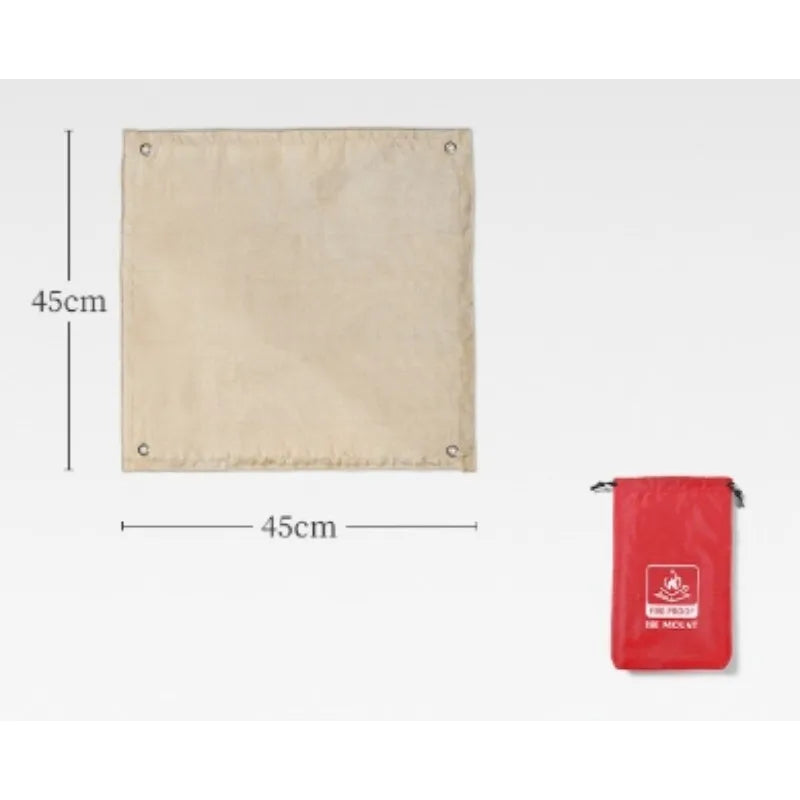 Fireproof BBQ Mat - Heat Resistant 700°C Camping Grill Pad for Outdoor Use