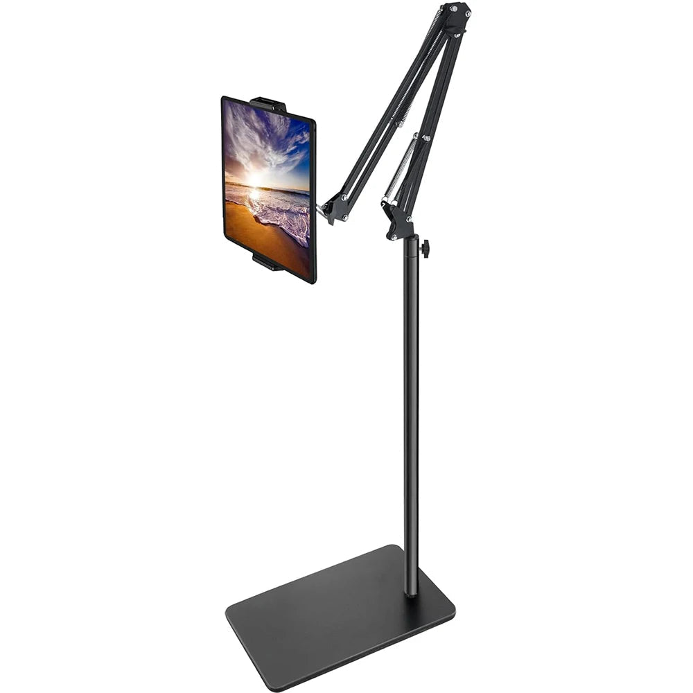Tablet Floor Stand Adjustable Phone Holder For iPad Air Pro Mini 11 12.9 13 Inch Samsung Xiaomi Pad 6 iPhone Kindle Accessories Trekker Essentials