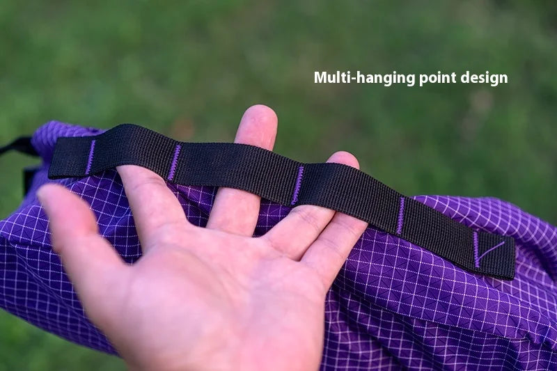 [HODR] Dyneema XPAC Storage Pouch Ultralight Hanging Pack for Backpack Tent Chair or Gear Outdoor Top Bag Hiking  Gear Organizer Trekker Essentials