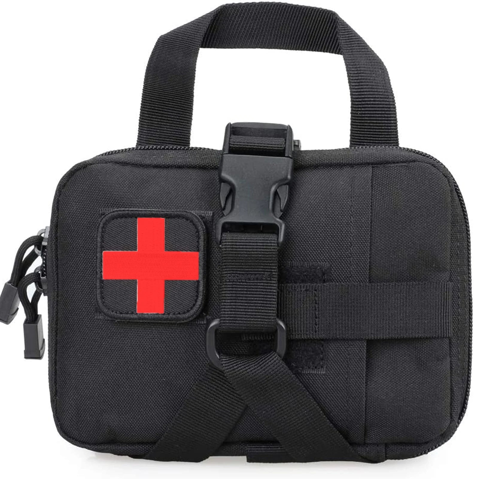Upgrade Tactical EMT Pouch Rip Away Molle Medical kit IFAK Tear-Away First Aid Kit Travel Outdoor Hiking mergency Survival Bag Trekker Essentials