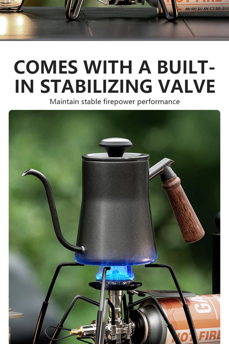 3300W Portable Folding Spider Camping Stove with Piezo Ignition