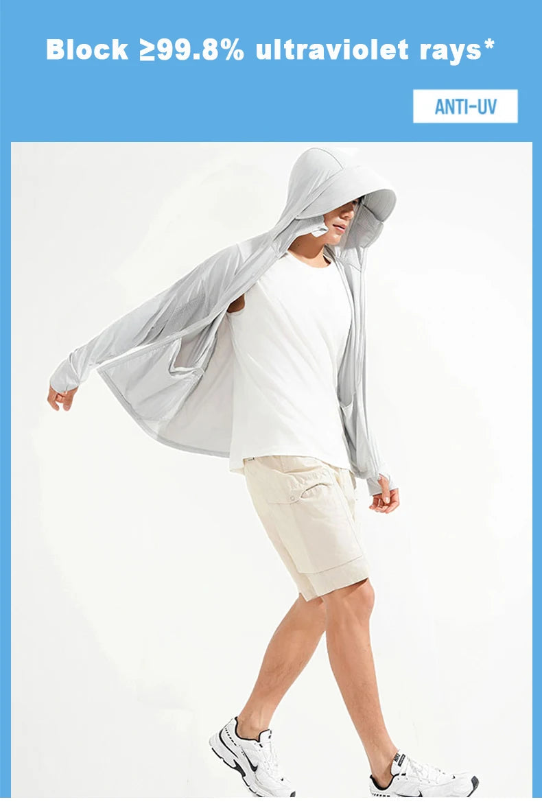 LNGXO Unisex Quick Dry Anti-UV Windbreaker Jacket Summer Sun Protection Outdoor Coat for Men Women Hiking Camping Climbing Trekker Essentials