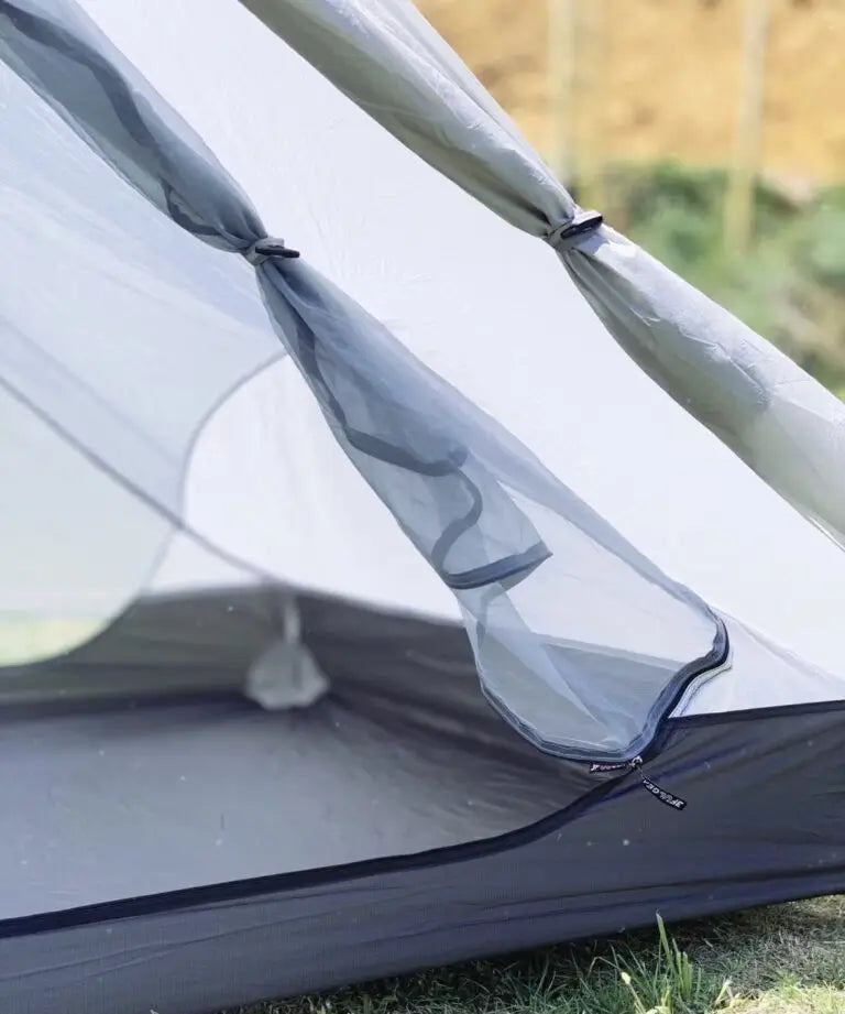 2024 New Version FLAME'S CREED LanShan 2 Person Oudoor Ultralight Camping Tent 3 Season Professional 15D Silnylon Rodless Tent Trekker Essentials