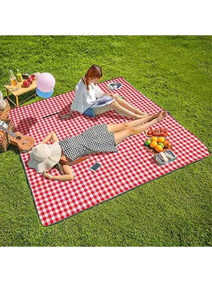 150x200cm Waterproof Picnic Mat – Sandproof Outdoor Blanket for Camping, Beach & Family Outings