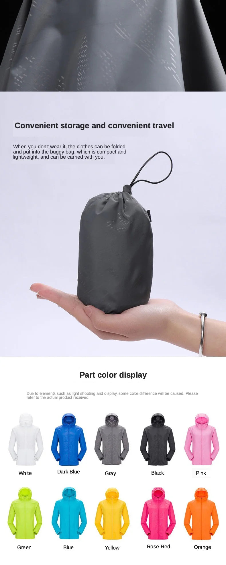 Camping Waterproof Jacket Men Women Windbreaker Men Raincoat Rain Jacket Men Waterproof Hiking Climbing Clothes Sun Protection Trekker Essentials