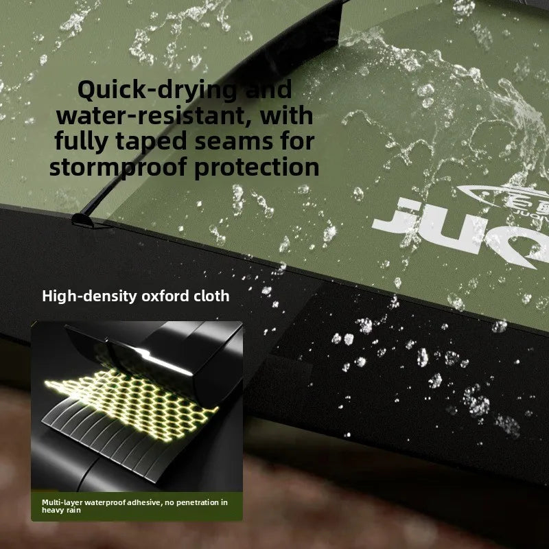 Outdoor Fishing Umbrella 360 Degree Rotatable Sunshade Camping UV Resistant Thickened Waterproof Walking Stick Umbrella Trekker Essentials