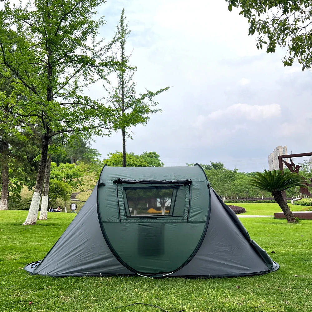 5-8 people quick opening hand throw tent waterproof camping boat tent outdoor tent fully automatic pop-up Trekker Essentials